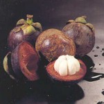 Lichi y rambután y mangostán