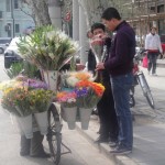 Sequía y venta de flores
