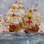 Ark Royal de Howard contra el San Martín de Medina Sidonia